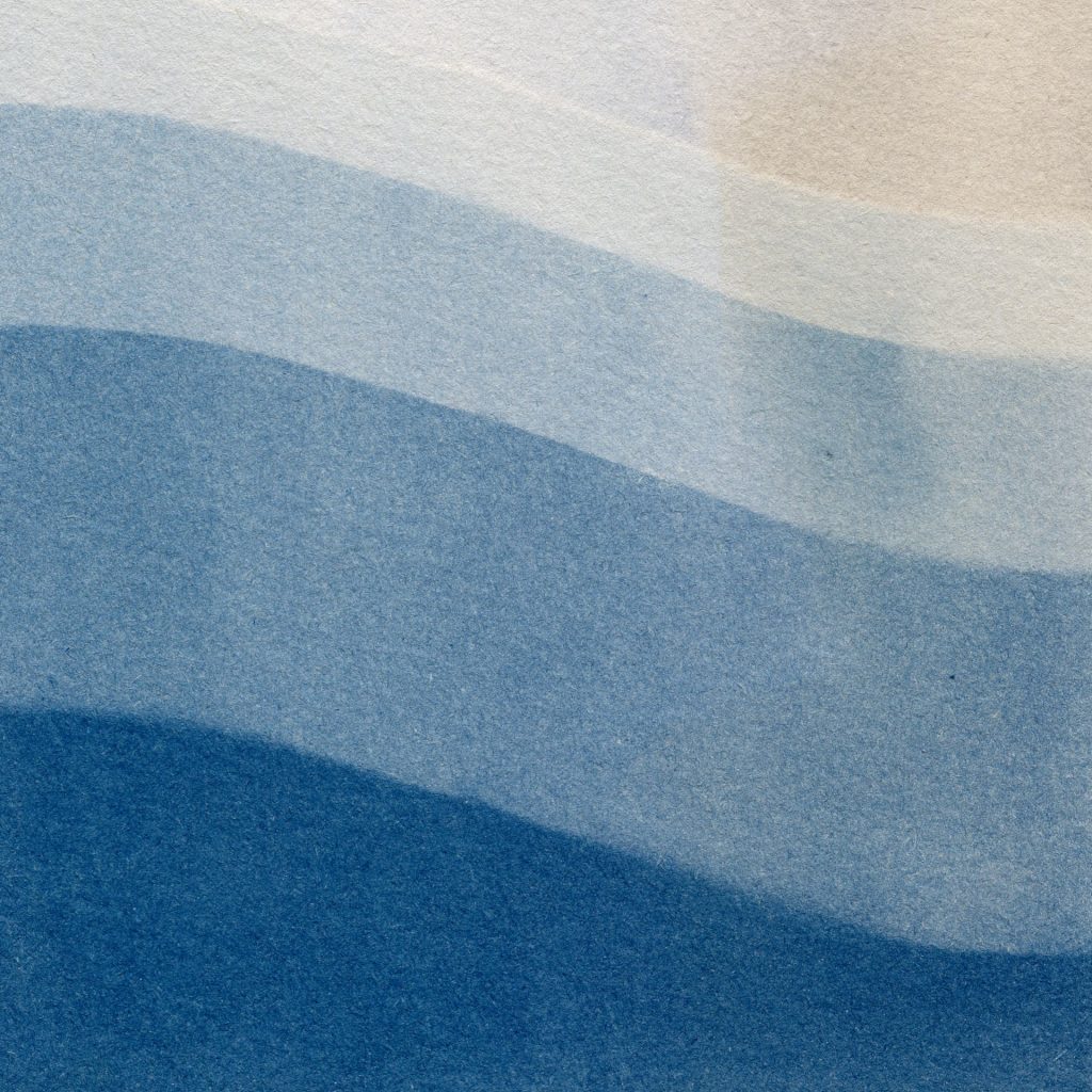 Waves Series| Cyanotype Print| Craig Richards.2019