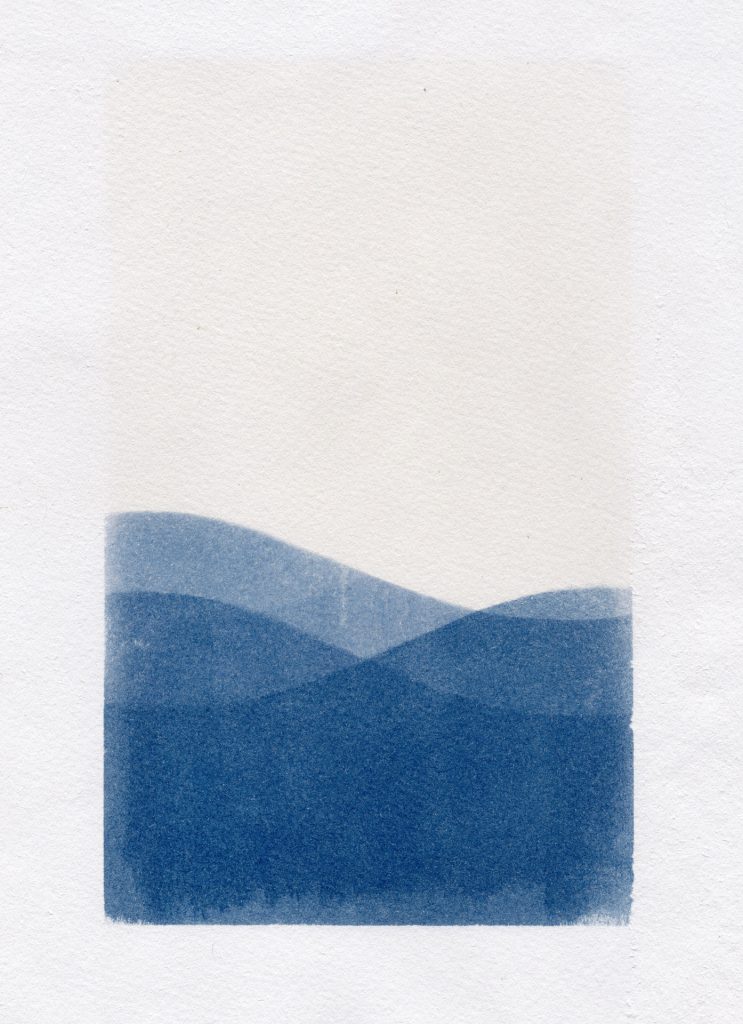 Waves Series| Cyanotype Print| Craig Richards.2019